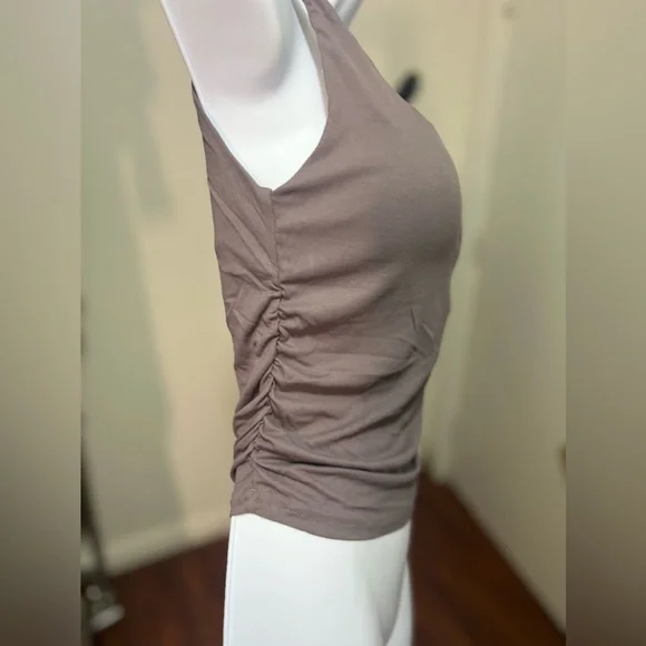 OGL Eco-SkinKiss® Ruched Sides Square Brami Tank Top - Picture 3 of 4